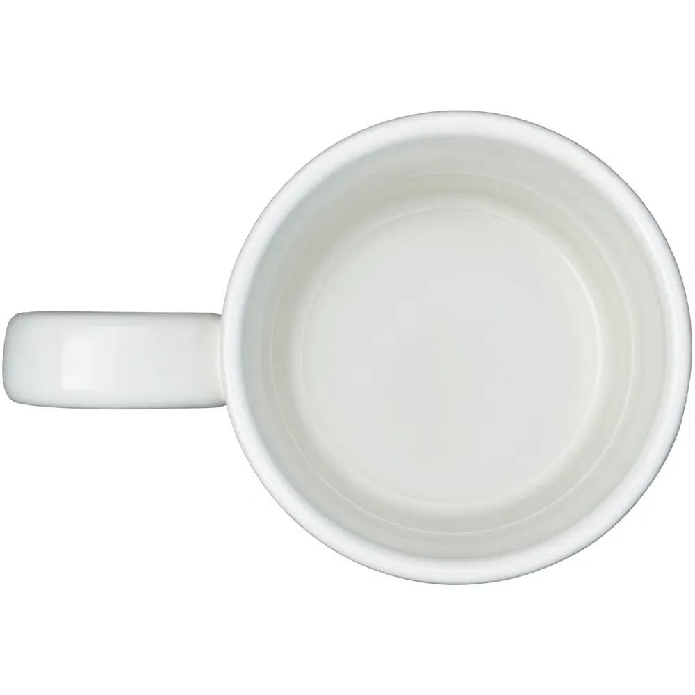 Stoneware Coffee Mugs 4 Pack - White