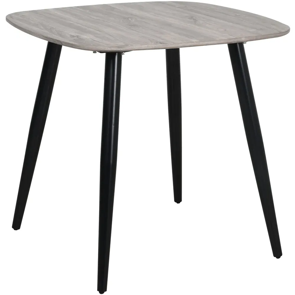 Aspen 2-Seater Square Dining Table - Grey, Oak Effect