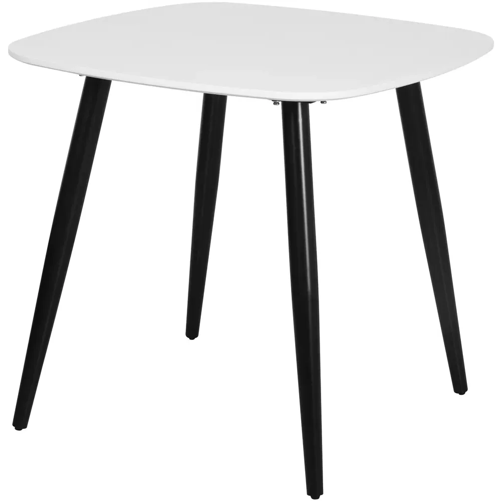 Aspen 2-Seater Square Dining Table - White