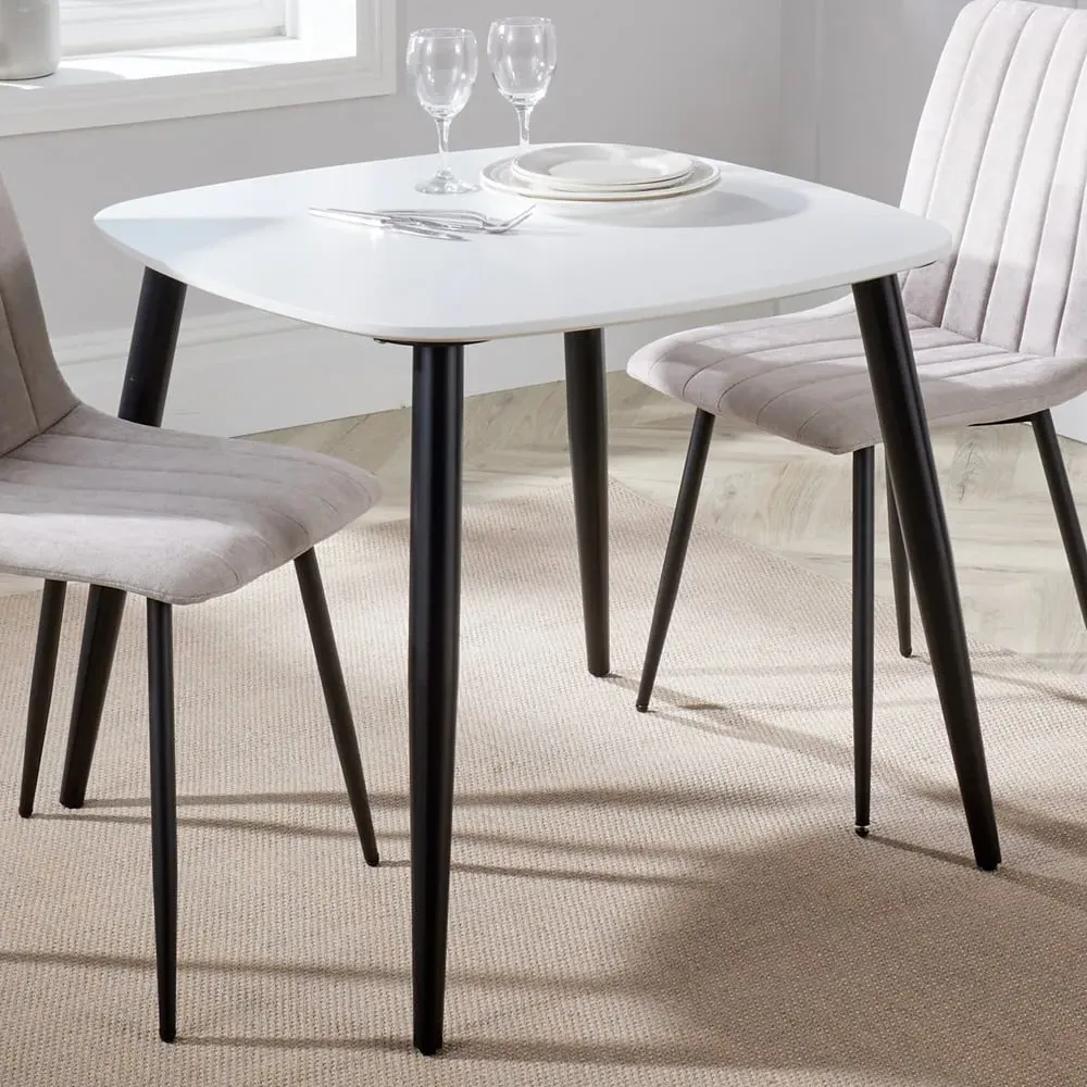 Aspen 2-Seater Square Dining Table - White