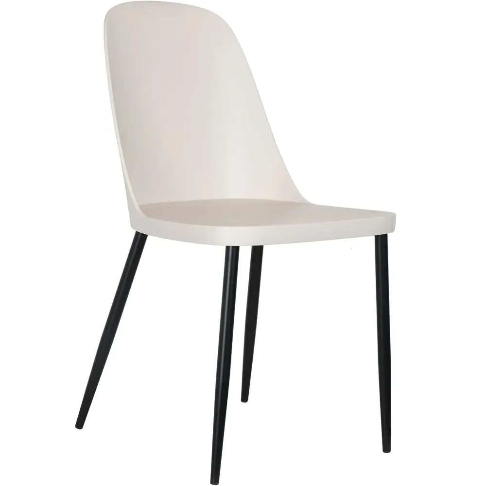 Aspen Duo Set of 2 Dining Chairs - Calico and Black
