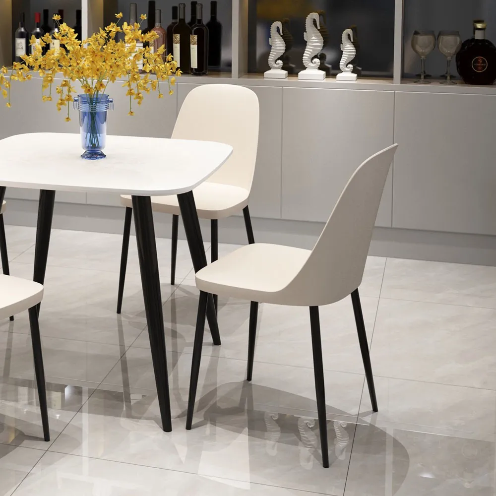 Aspen Duo Set of 2 Dining Chairs - Calico and Black