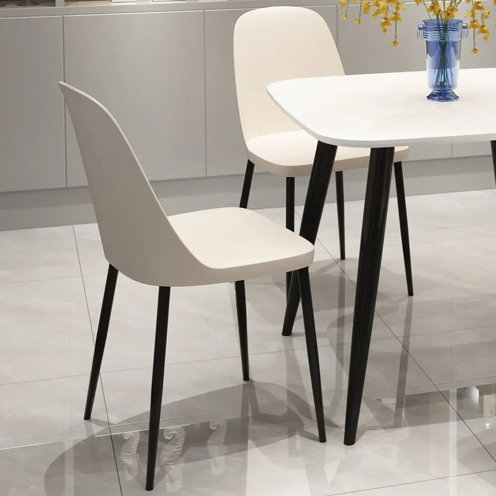 Aspen Duo Set of 2 Dining Chairs - Calico and Black image