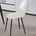Aspen Set of 2 Curved Dining Chairs - Calico, Polypropylene