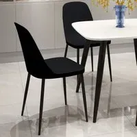 Aspen Set of 2 Dining Chair - Black