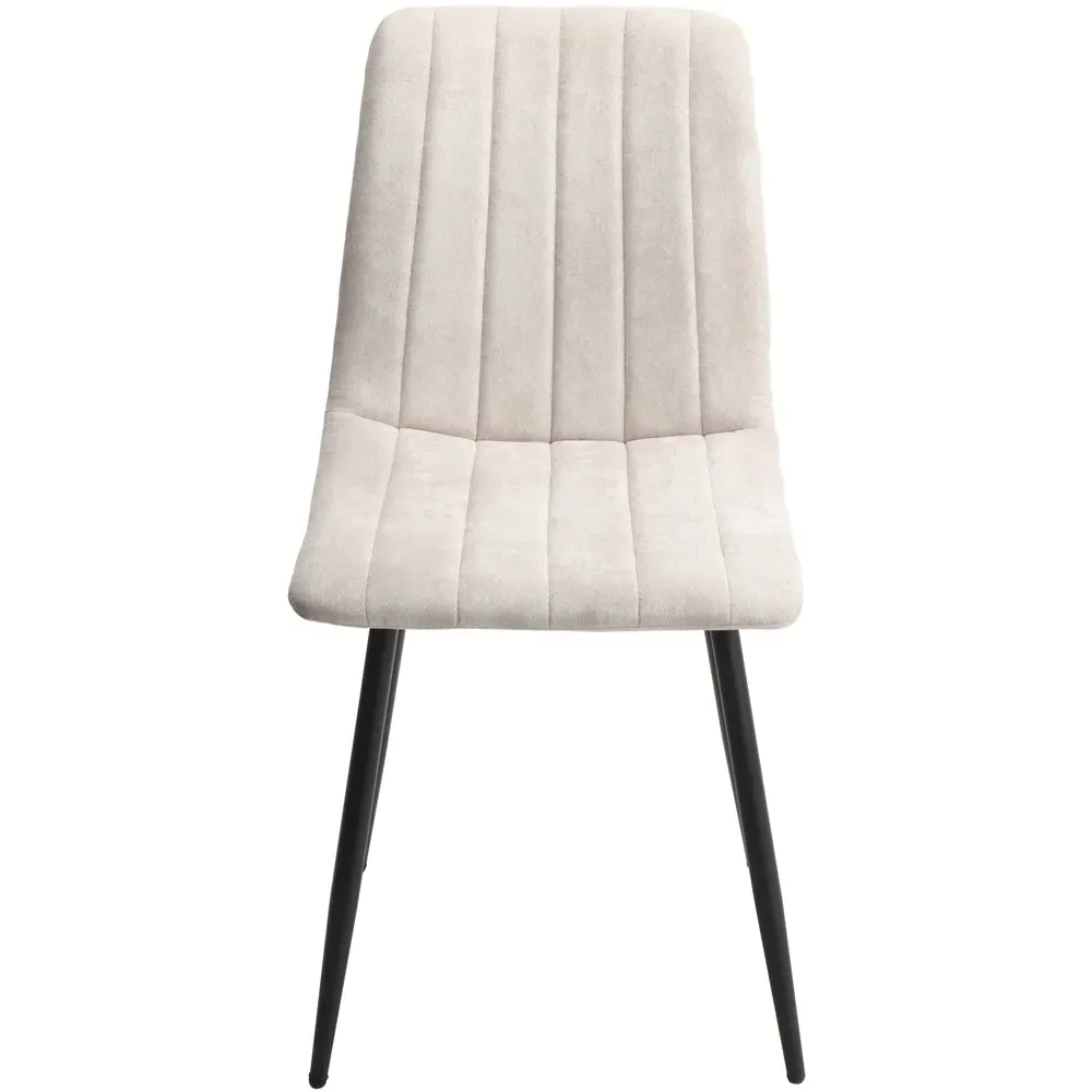 Aspen Set of 2 Dining Chairs with Straight Stitch - Natural