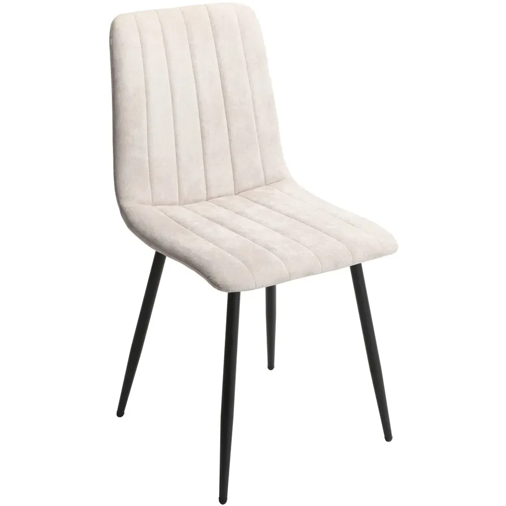 Aspen Set of 2 Dining Chairs with Straight Stitch - Natural