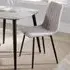 Aspen Set of 2 Dining Chairs with Straight Stitch - Natural
