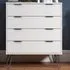Augusta 4 Drawer Chest of Drawers - White