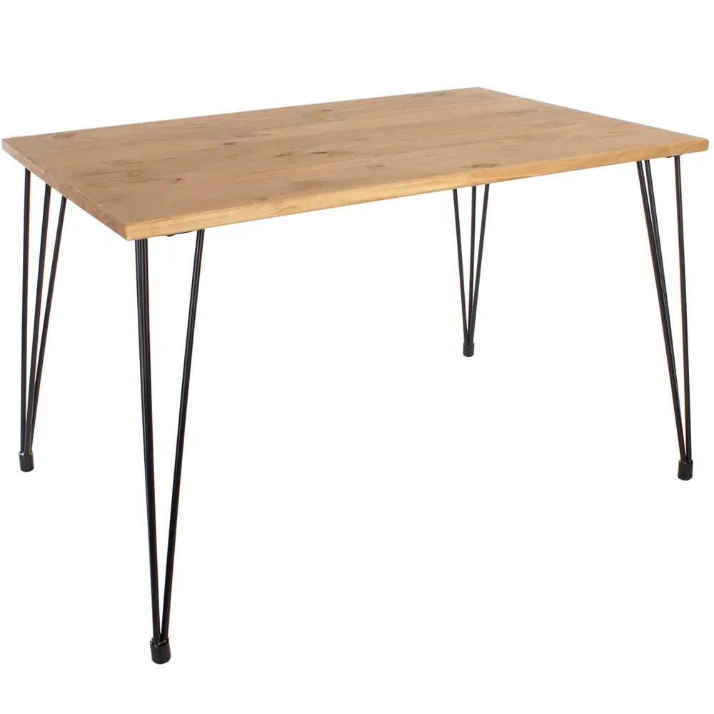 Augusta Rectangular Dining Table - Brown, Pine