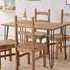 Augusta Rectangular Dining Table - Brown, Pine