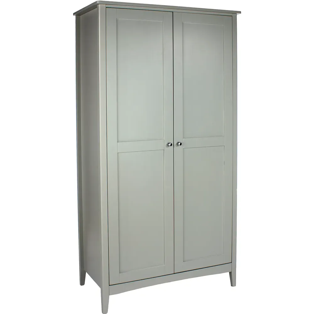 Como 2 Door Wardrobe - Light Grey