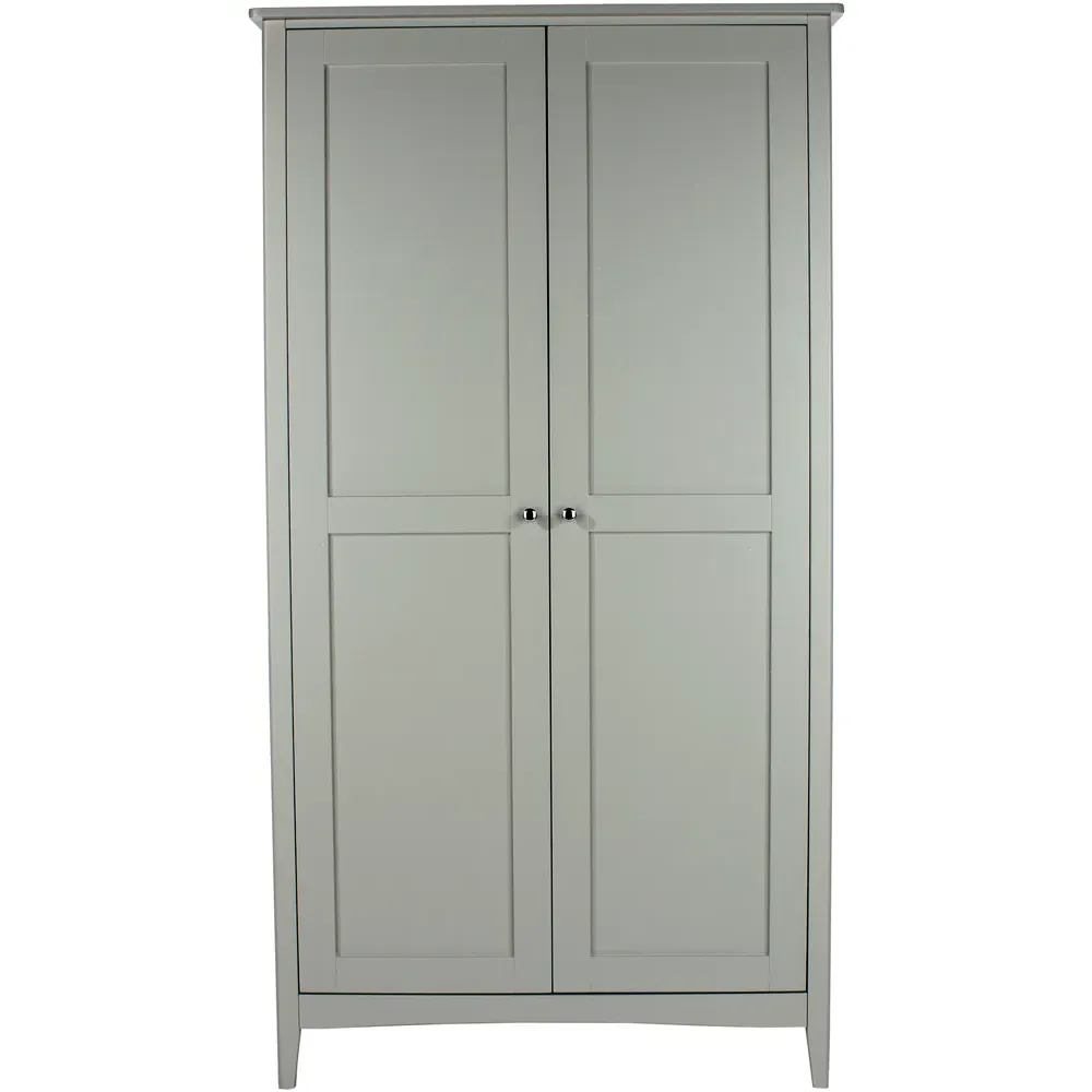 Como 2 Door Wardrobe - Light Grey
