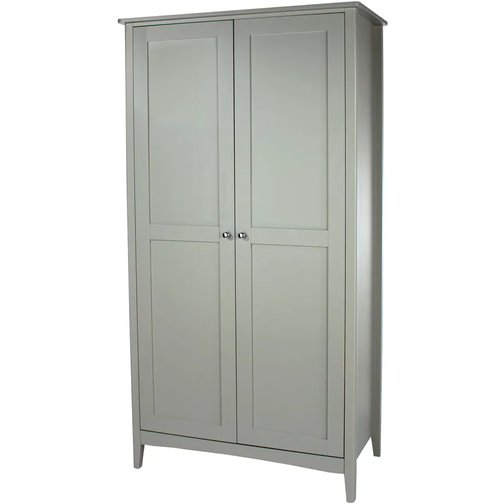 Como 2 Door Wardrobe - Light Grey