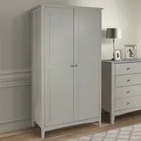 Como 2 Door Wardrobe - Light Grey