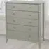Como 5 Drawer Chest of Drawers - Grey