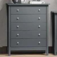 Como 5 Drawer Chest of Drawers - Midnight Blue