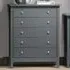 Como 5 Drawer Chest of Drawers - Midnight Blue