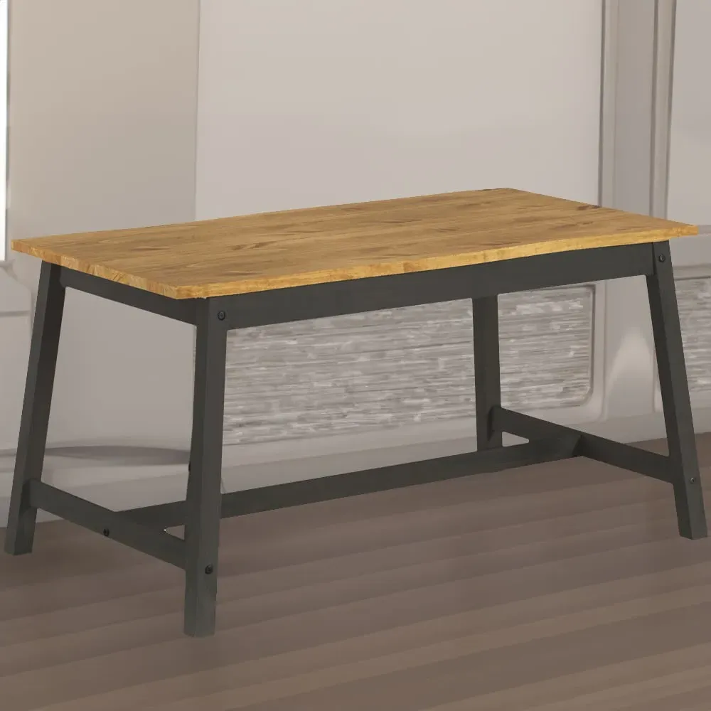 Corona 4-Seater Dining Table - Black