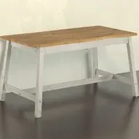 Corona 4-Seater Large Dining Table - Grey