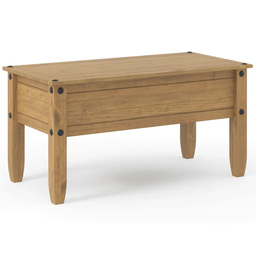 Corona Coffee Table - Brown, Pine