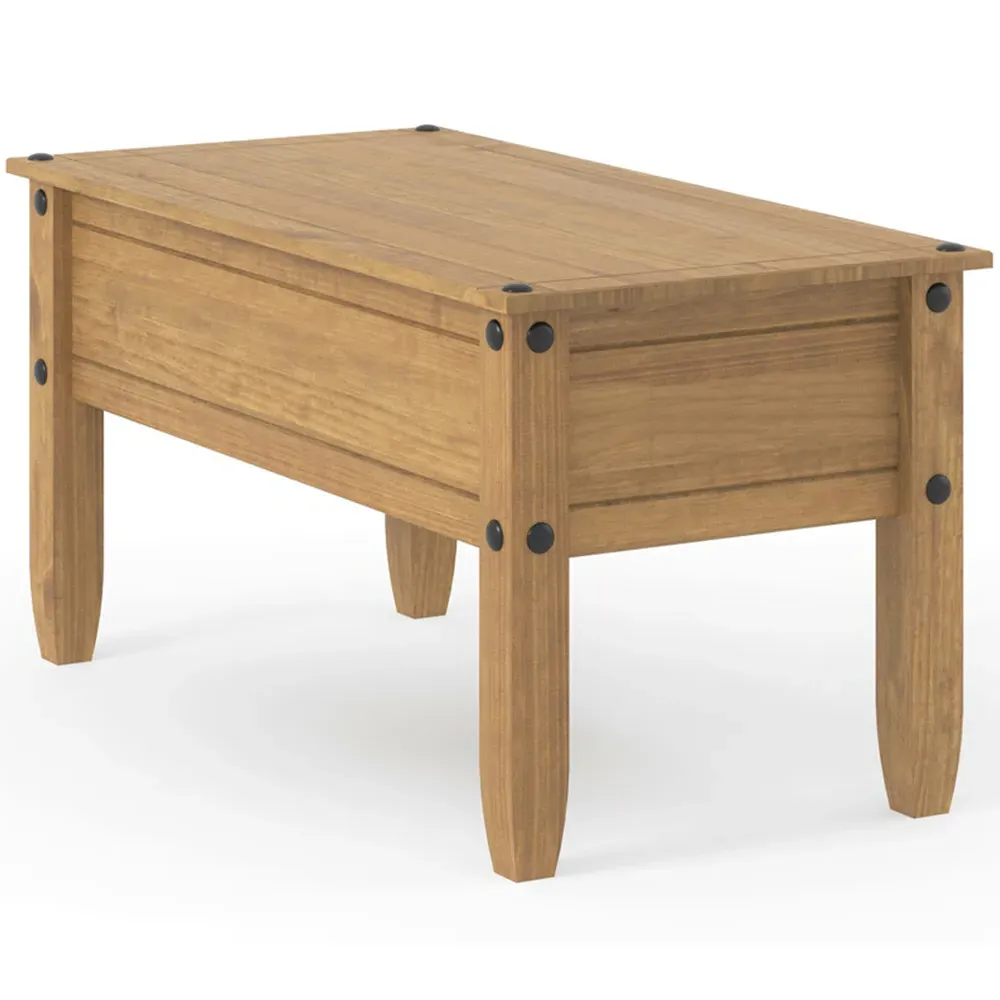 Corona Coffee Table - Brown, Pine