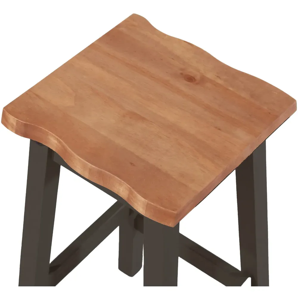 Corona High Breakfast Stool Set of 2 - Black