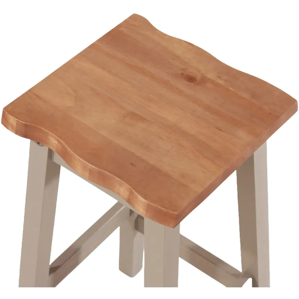 Corona High Breakfast Stool Set of 2 - Grey