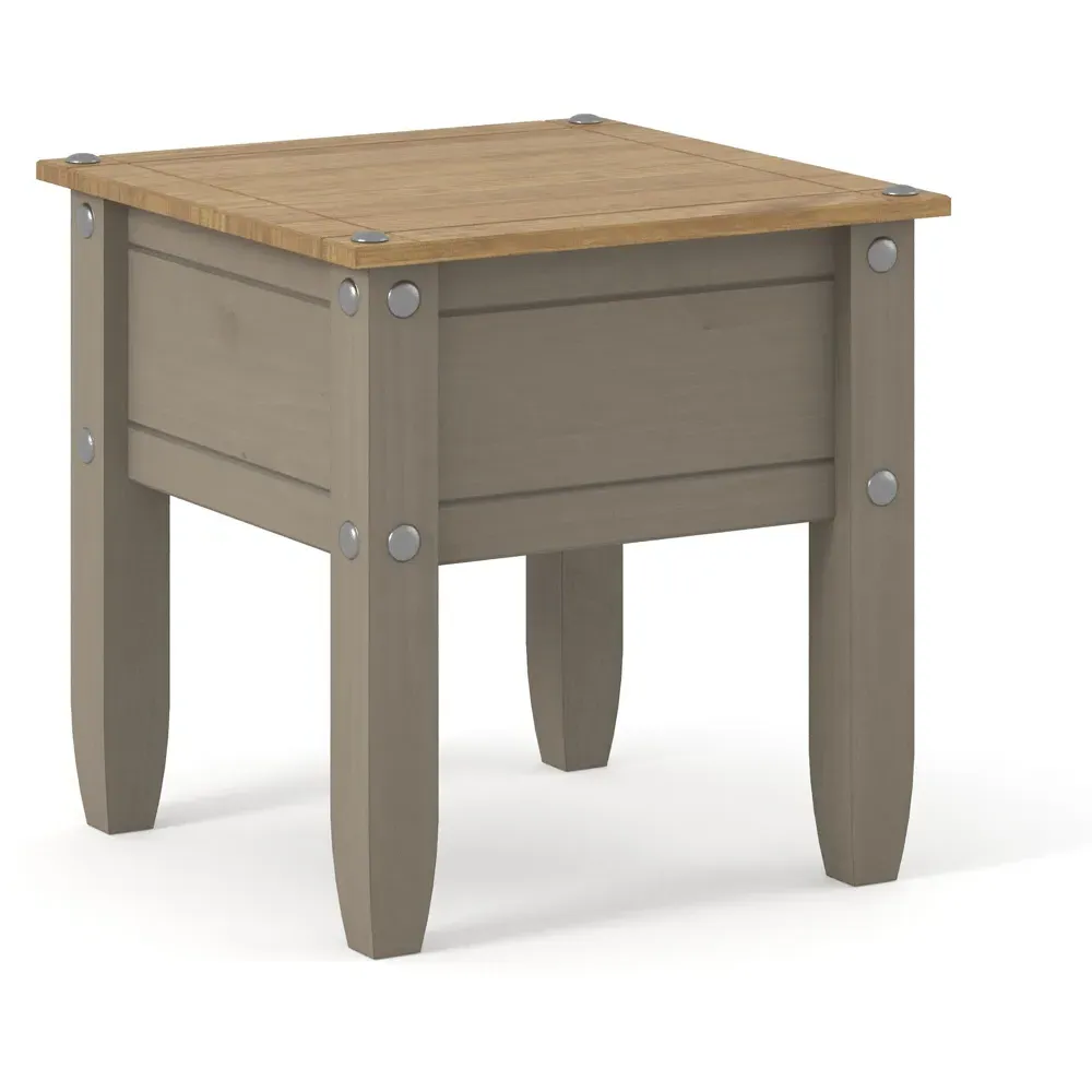 Corona Lamp Table - Grey