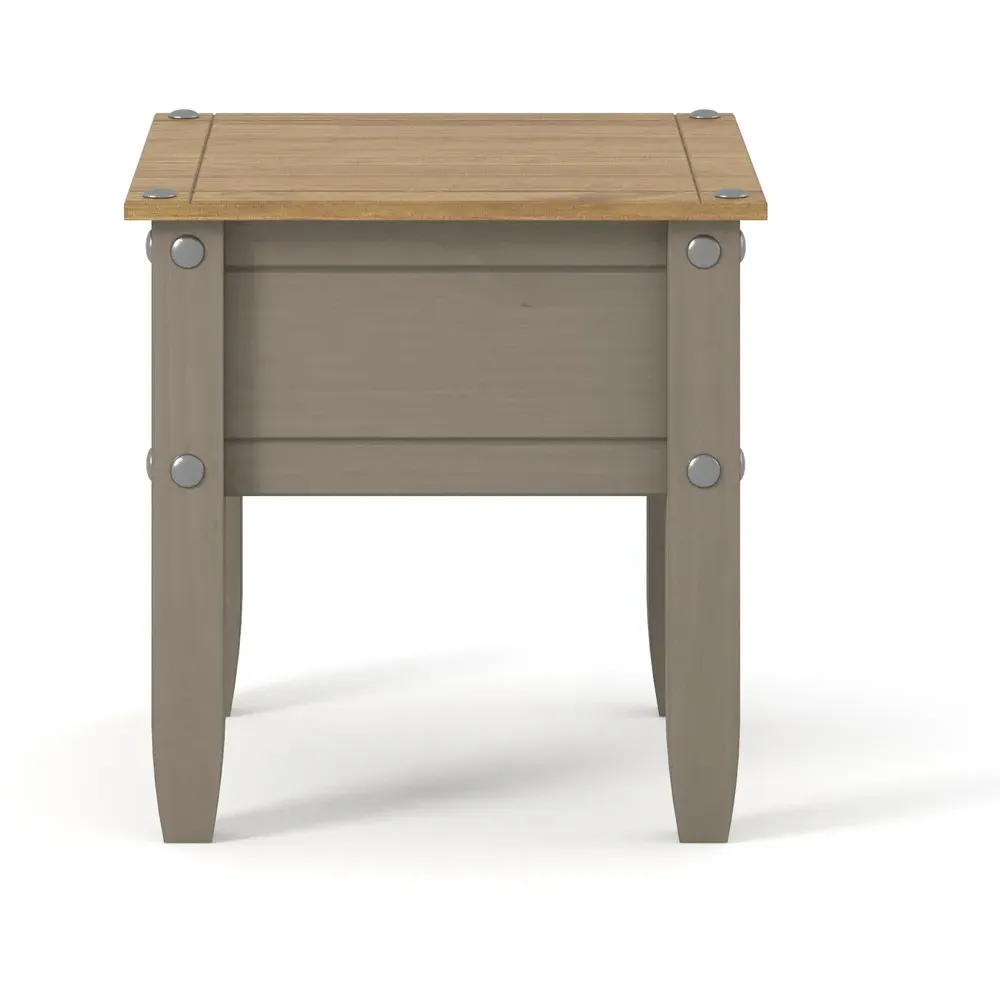 Corona Lamp Table - Grey