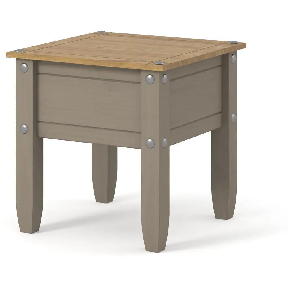 Corona Lamp Table - Grey