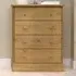 Cotswold 4 Drawer Chest of Drawers - Wood