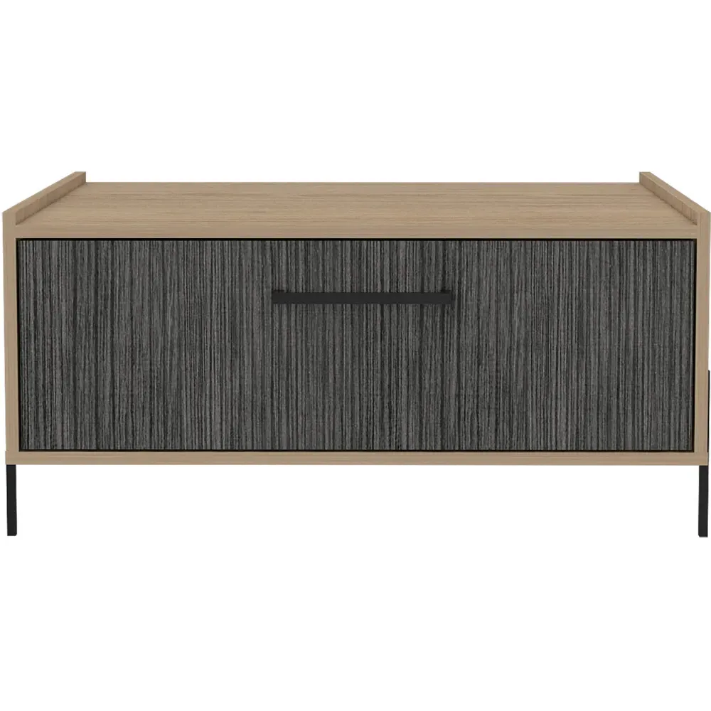 Harvard Single Door Coffee Table - Brown, Oak