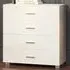 Lido 4 Drawer Chest of Drawers - White