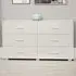 Lido 6 Drawer Chest of Drawers - White