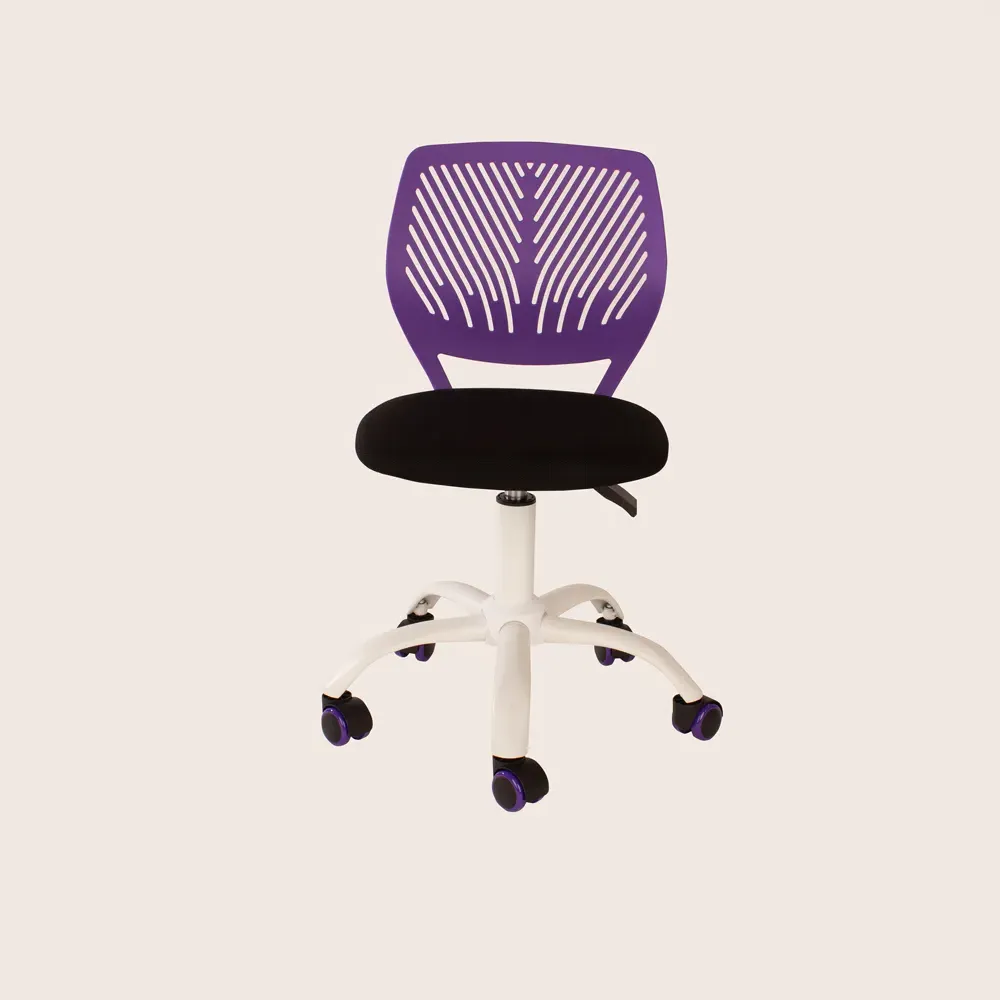 Loft Compact Study Chair - Purple, Black
