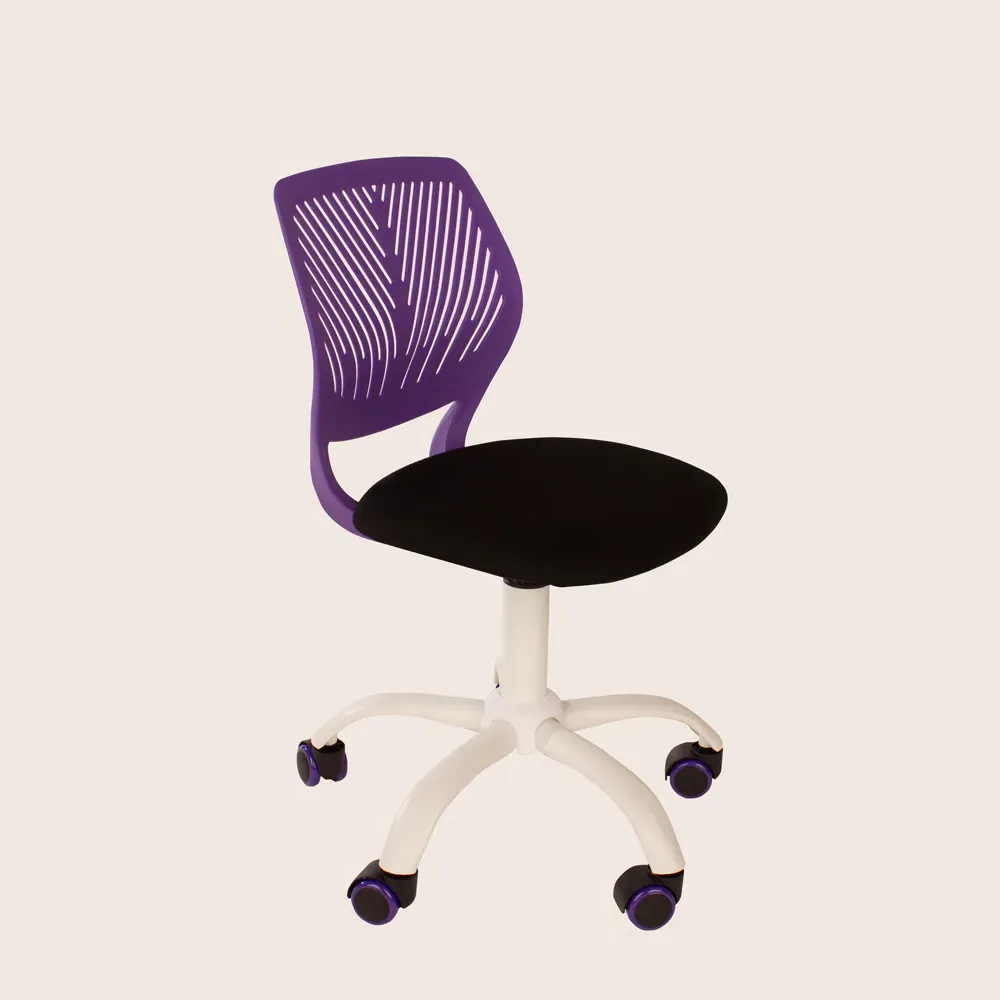 Loft Compact Study Chair - Purple, Black