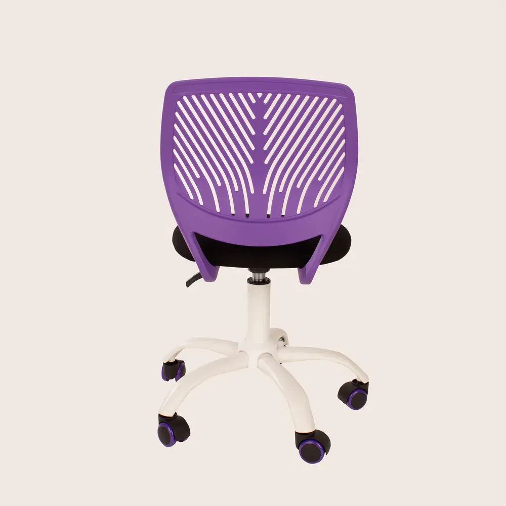 Loft Compact Study Chair - Purple, Black