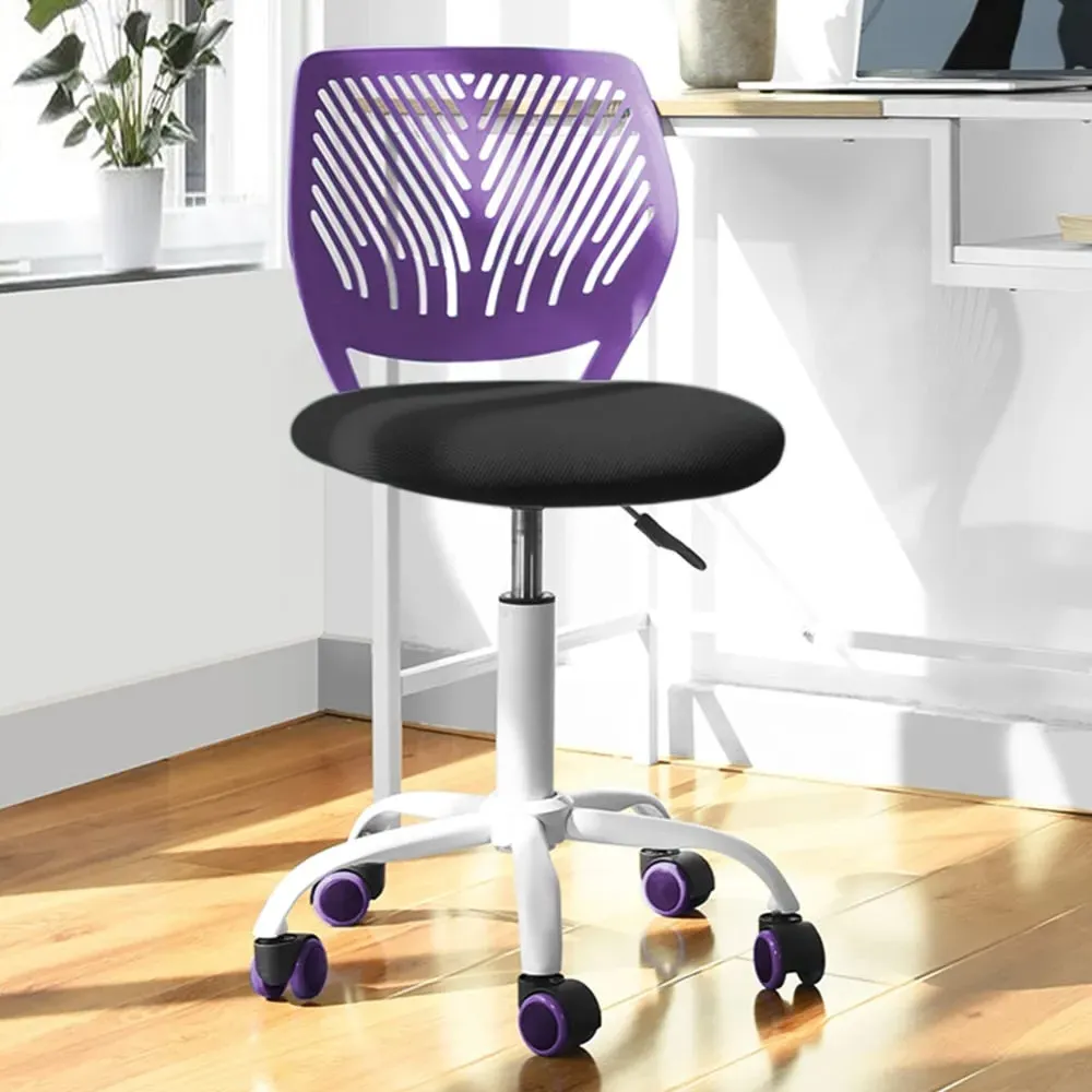 Loft Compact Study Chair - Purple, Black image