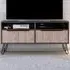 Nevada 4 Door TV Unit - Brown, Oak