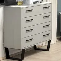 Texas 4 Drawer Chest of Drawers - Grey, Pine