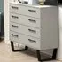 Texas 4 Drawer Chest of Drawers - Grey, Pine