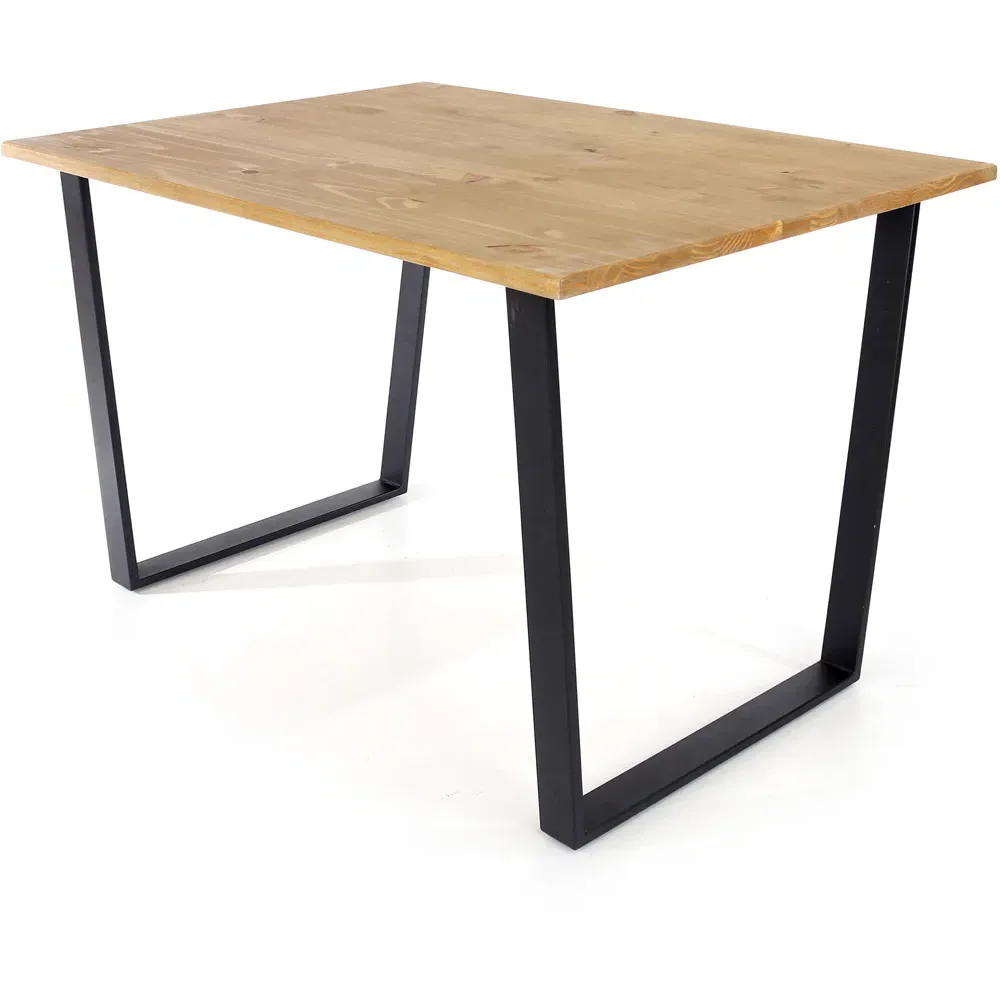 Texas 4-Seater Rectangular Dining Table - Brown, Pine