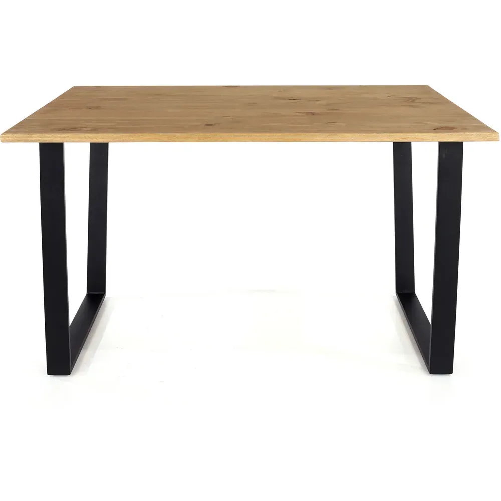 Texas 4-Seater Rectangular Dining Table - Brown, Pine