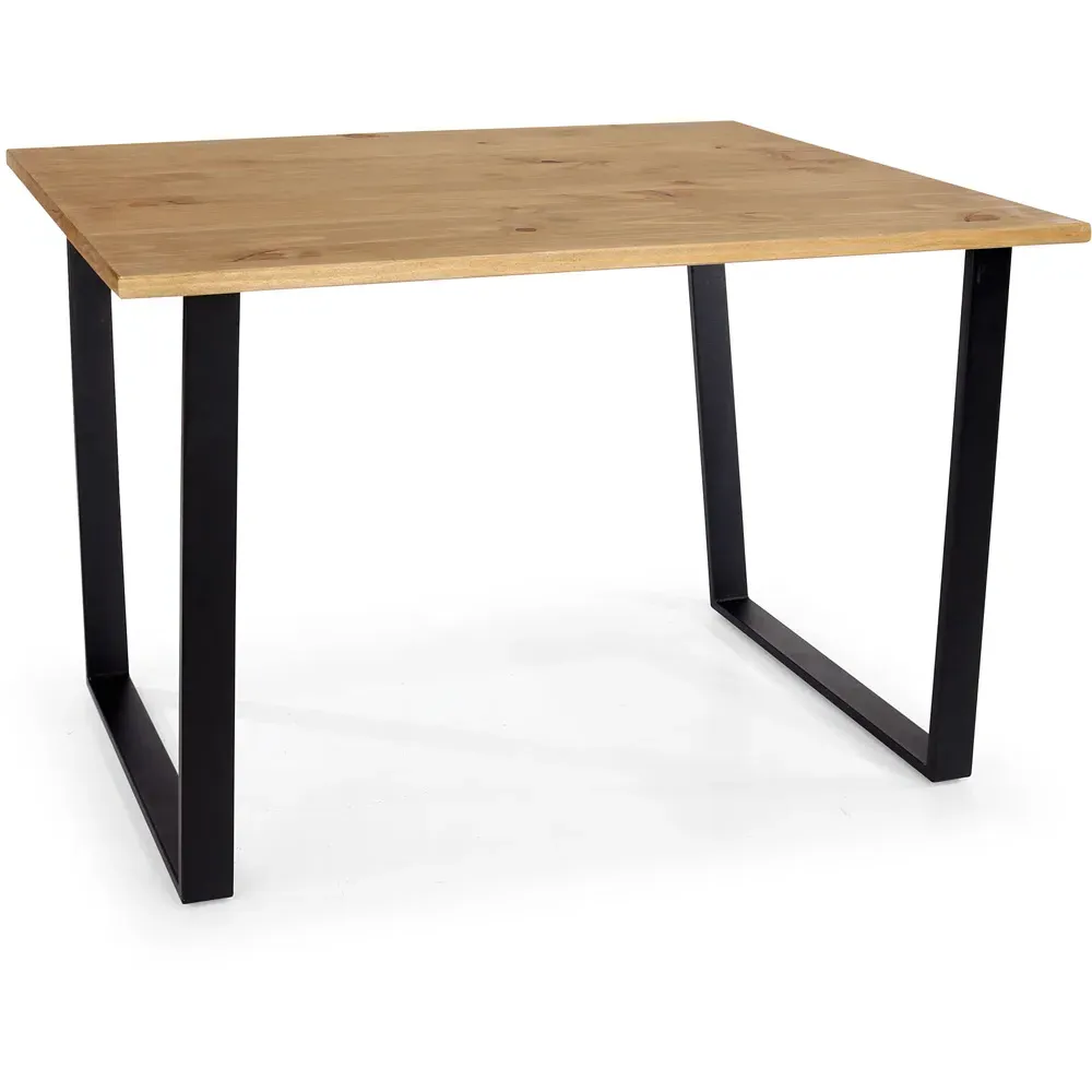 Texas 4-Seater Rectangular Dining Table - Brown, Pine