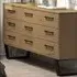 Texas 6 Drawer Wide Chest of Drawers - Brown, Pine