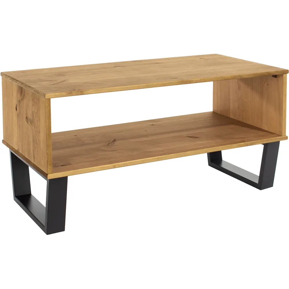 Texas Single Shelf Coffee Table - Multi, Wood