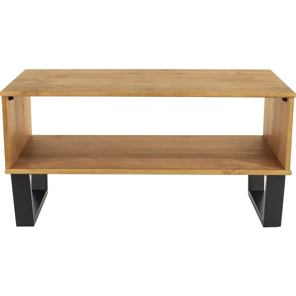 Texas Single Shelf Coffee Table - Multi, Wood