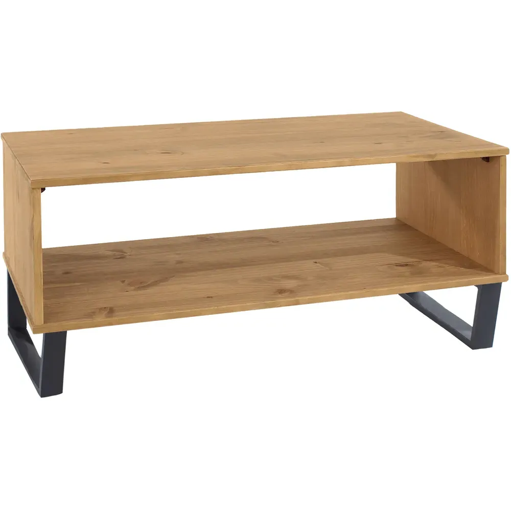 Texas Single Shelf Coffee Table - Multi, Wood