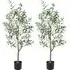 130cm Artificial Olive Tree with Fruits 2 Pack - Multi